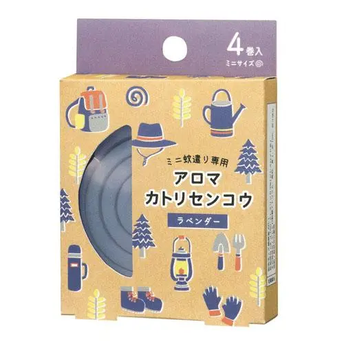 【DECOLE】天然迷你取線蚊香（薰衣草）