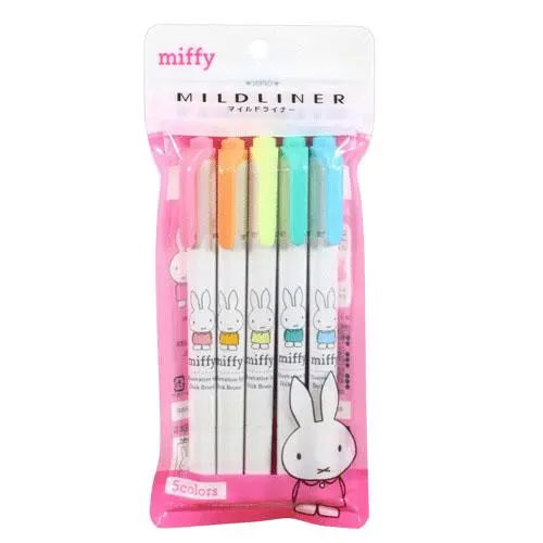 【MIFFY x MILDLINER】螢光筆（５色）