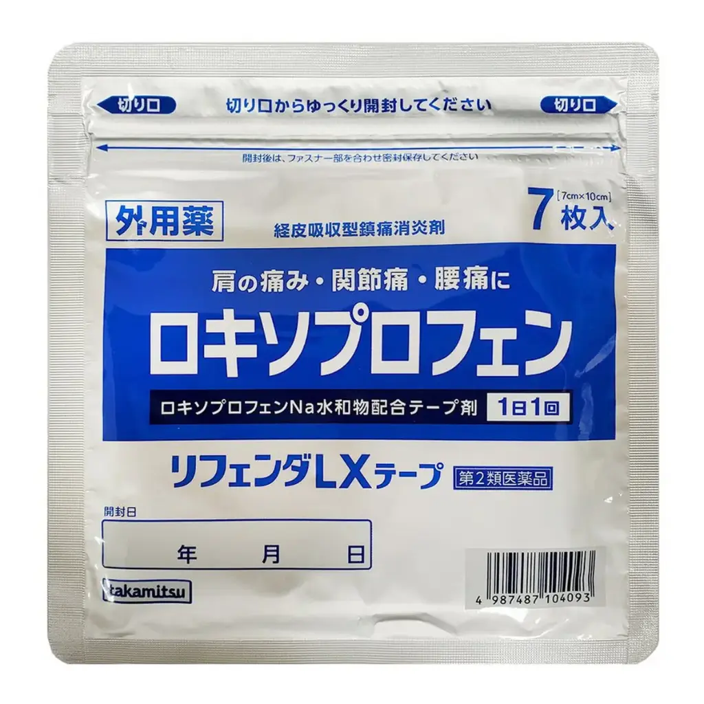 【Takamitsu】肌肉鎮痛消炎貼（7枚入）