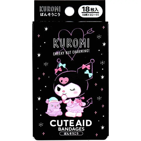 Kuromi Cute Aid 膠布（18枚入）