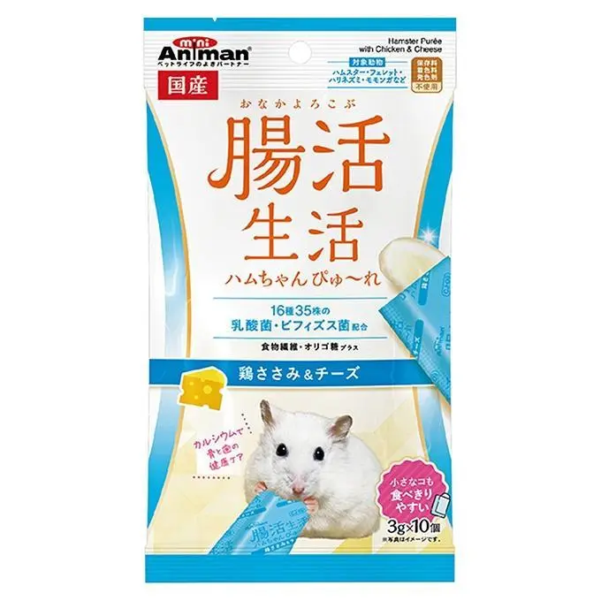 Hamster Puree with Chicken & Cheese 3g x 10