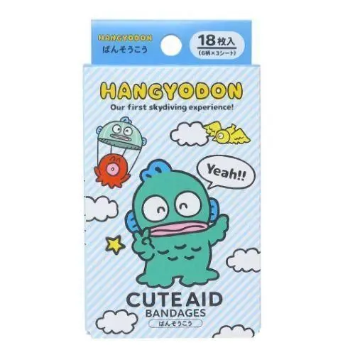 Hangyodon Cute Aid Bandages (18pcs)
