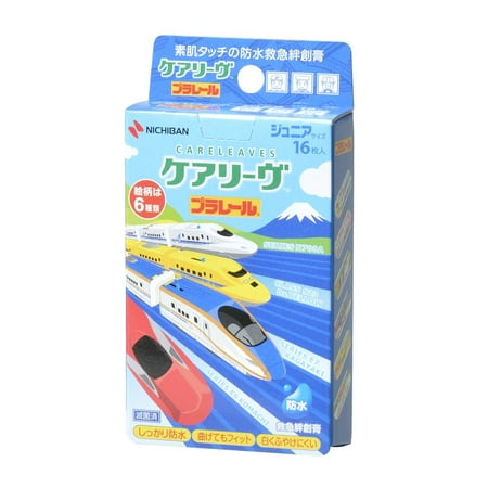 Nichiban First-aid Adhesive Plaster Care Live Character Plarail Junior Size 21mm X 58mm CLB16PRN