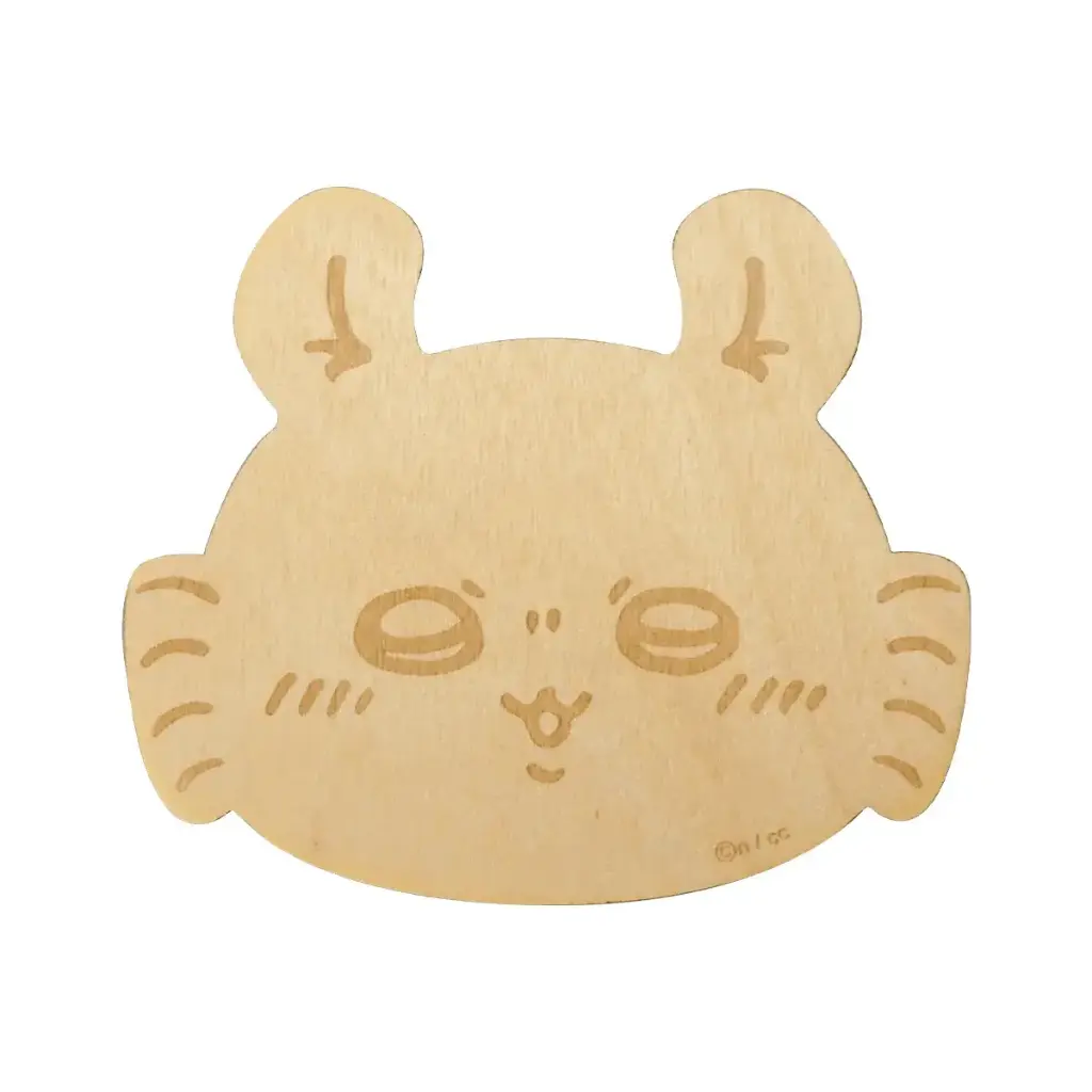 【吉伊卡哇】木質杯墊（飛鼠）