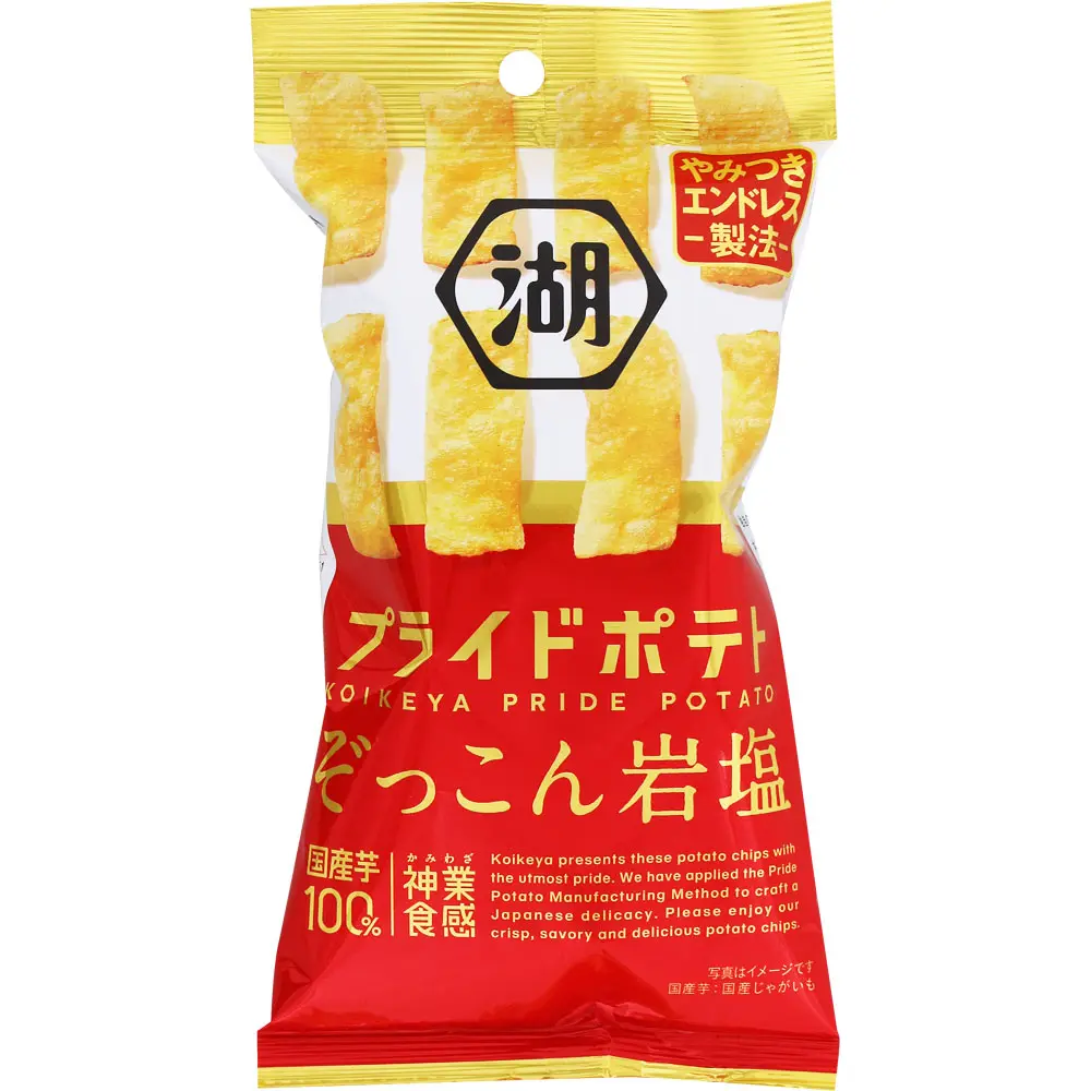 【湖池屋】一口脆薯片（岩鹽味）30g