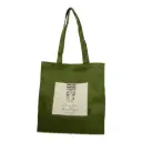 Tartine Cat Canvas Tote Bag (Green) by Naomi Tosaki