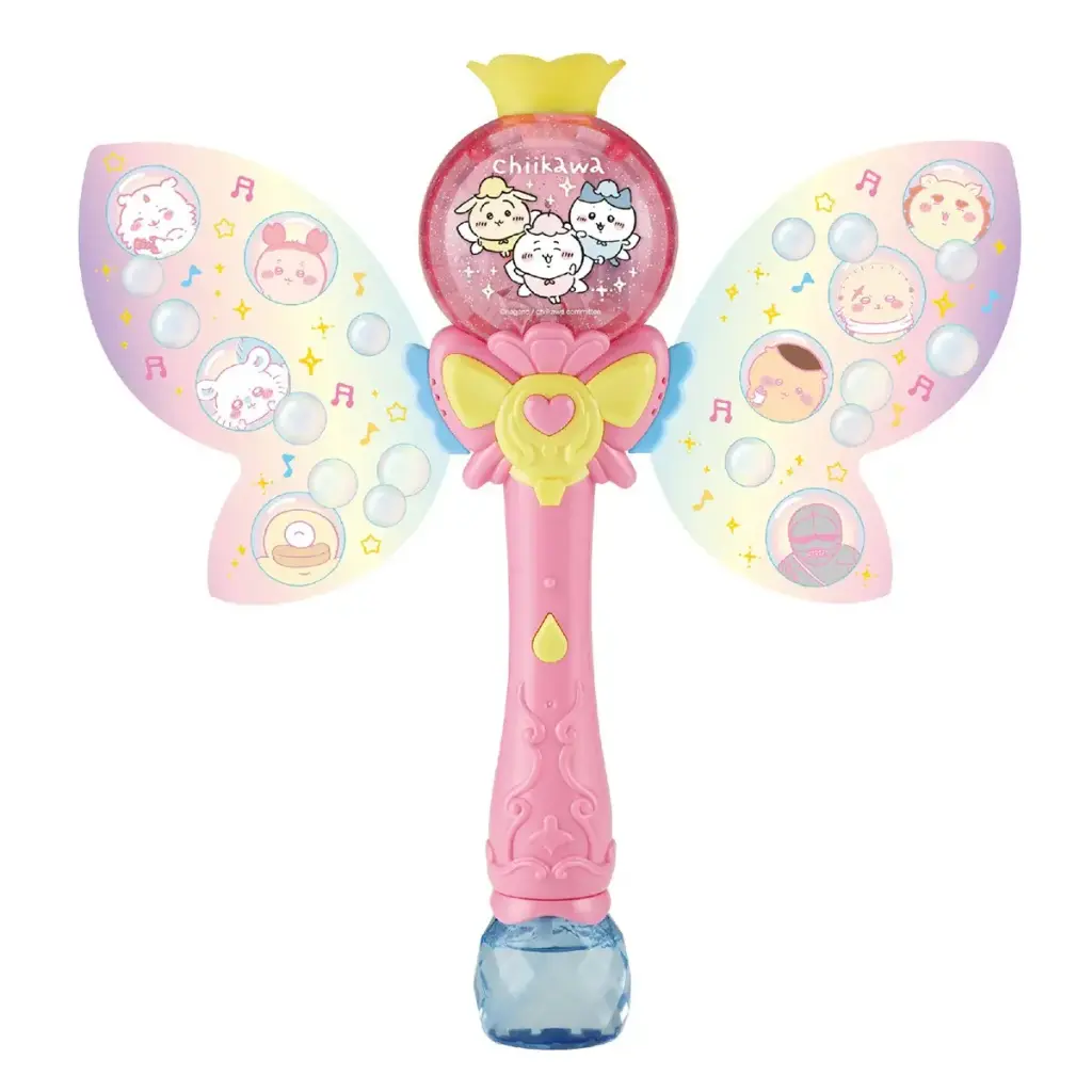 Fluffy Shiny Melody Chiikawa Flapping Soap Bubble Stick