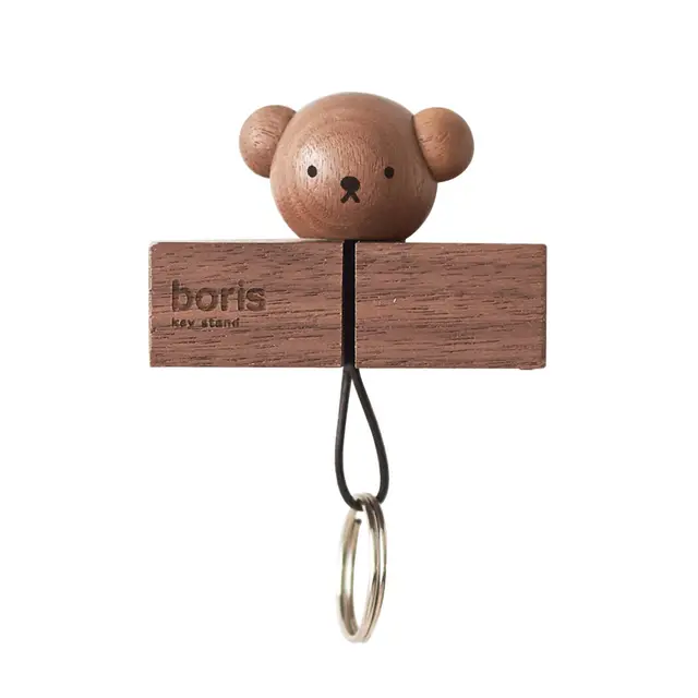 【miffy】木製鎖匙架（Boris）
