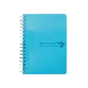 A5 雙線圈單行簿（藍色）