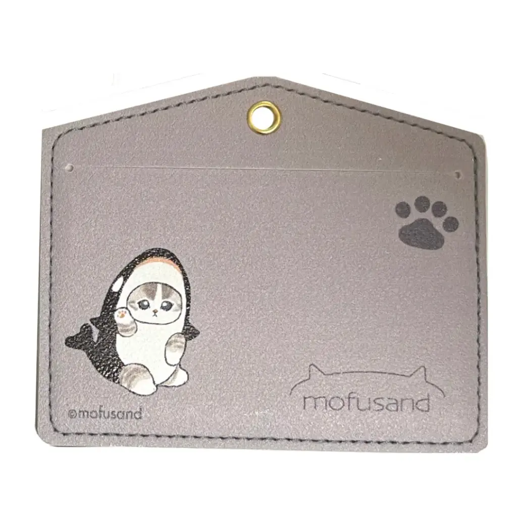 【mofusand】證件卡套（灰紫）