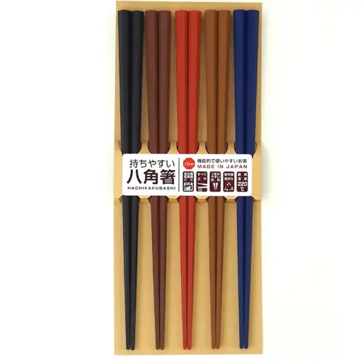 [4974262217594] 耐熱八角筷子 23cm（５膳入）
