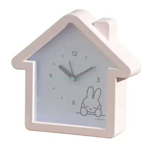 [4548626159512] 【MIFFY】房子型鬧鐘（粉紅色）