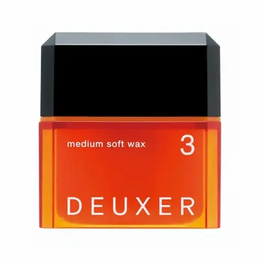 [4985514032531] 【003】DEUXER Medium Soft Wax 軟髮蠟 3／80g