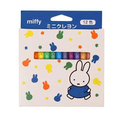 [4901478174421] 【MIFFY】迷你蠟筆（12色）