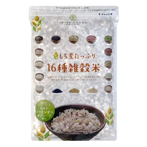 [4964339003704] 【SUPER FOODS JAPAN】十六穀米 500g