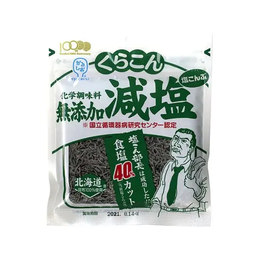 [4901159904163] 無添加鹽昆布（少鹽40%） 27g