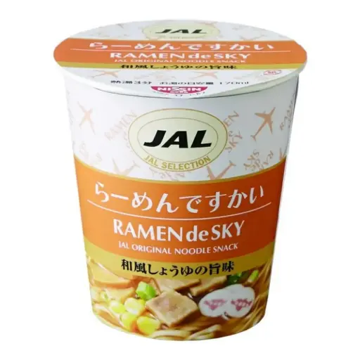[4961350111449] 日航機艙專用杯麵 - 和風醬油拉麵 