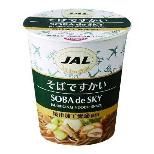 [4961350111425] 日航機艙專用杯麵 - 燒津鰹節蕎麥麵