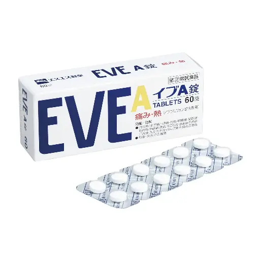 [4987300028483] 日本 【EVE】A 止痛退燒錠 - 60錠