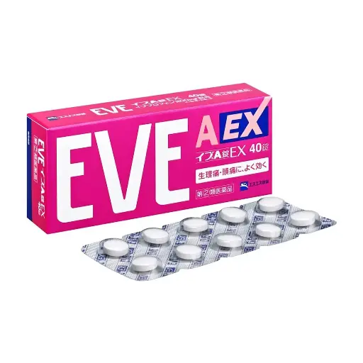 [4987300058510] EVE A錠 EX（生理痛配方） 40錠