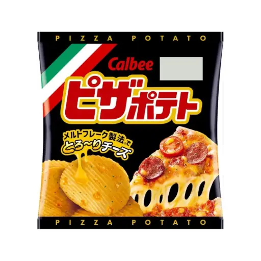 [4901330581725] 日版【Calbee】薯片（披薩味） 22g