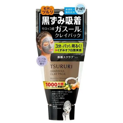 [4515061046592] 【TSURURI】3分鐘礦物泥深層清潔面膜 150g
