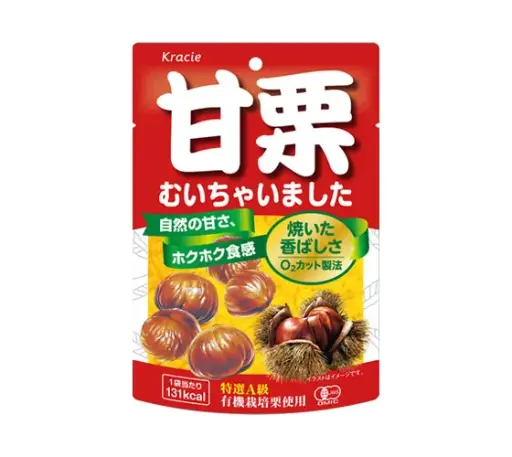 [4901551372140] 有機甘栗 35g