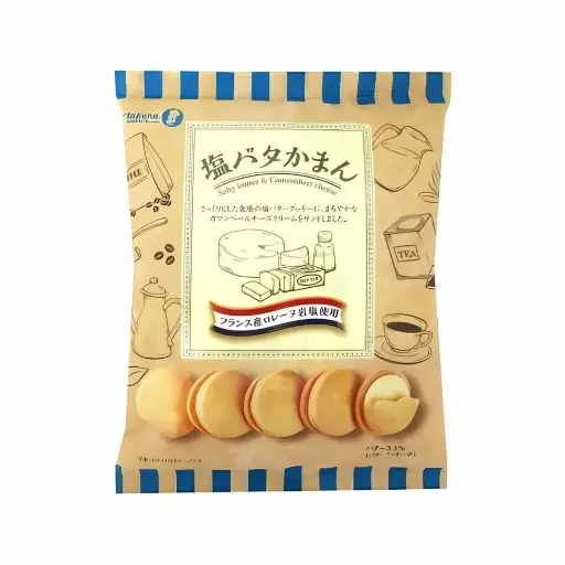 [4902088050471] 岩盐芝士夹心饼 114g