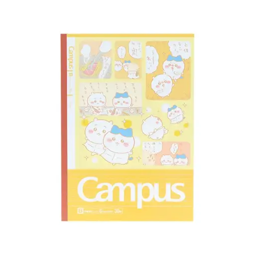 [4901770764344-YW] 【Campus x Chiikawa】B5 橫線筆記簿（黃色）
