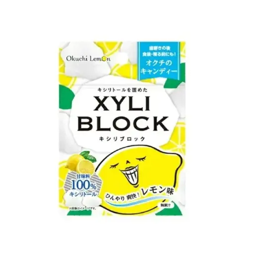 [4562384606828] 【Bitatto Okuchi】XYLI BLOCK 木糖醇口腔護理糖（檸檬味）22g