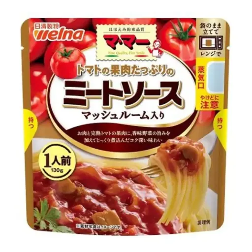 [4902110263145] 叮叮蕃茄磨菇肉醬意粉汁（1人前）130g