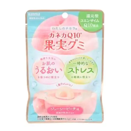 [4582465588904] Q10 白桃果汁軟糖 40g