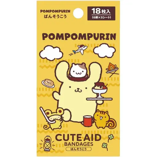 [4525636322518] 布甸狗 Cute Aid 膠布（18枚入）