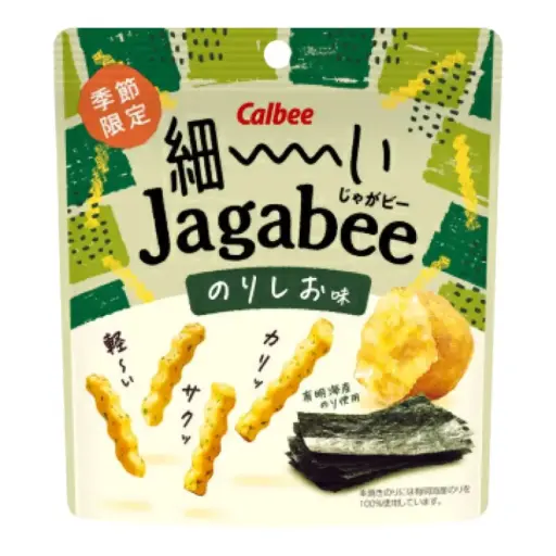 [4901330648435] Jagabee 波浪切薯条（海苔味） 35g
