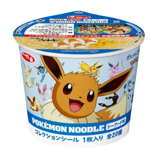 [4901734024064] Pokemon Mini Cup Noodles - Seafood Flavor