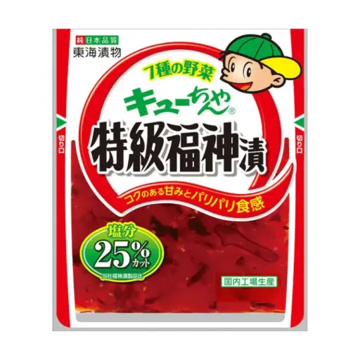 [4902175436492] 特級福神漬 (減鹽25%）90g