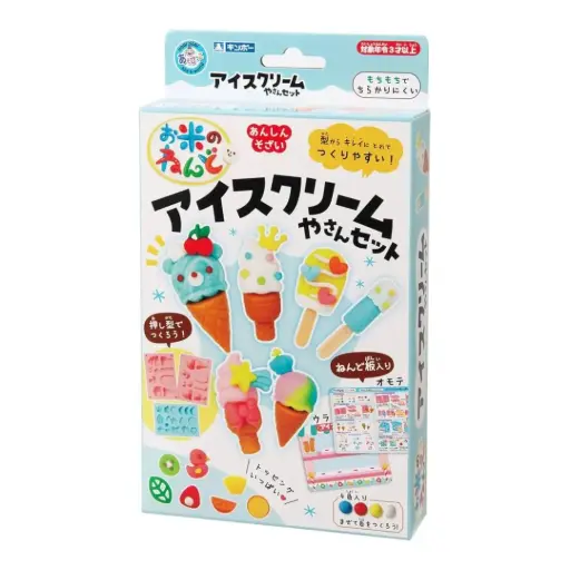 [4973107881277] 米黏土玩具套裝－雪糕店
