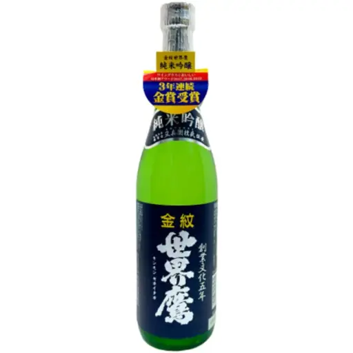 [4971686843471] 金紋世界鷹 純米吟釀 720ml