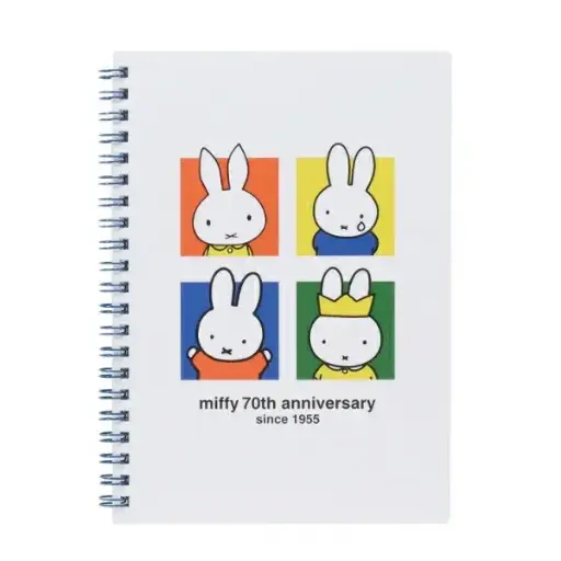 [4521417200501] 【Miffy】A5 单行笔记簿（70周年限定）B