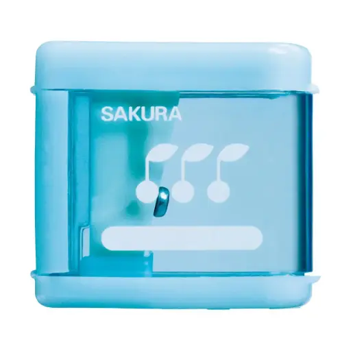 [4901881287213] 小學生文具 鉛筆刨（粉藍色）