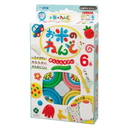 [4973107881239] 米黏土（6色 x 30g）