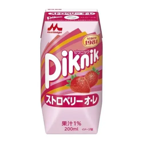 [4902720058018] Piknik 士多啤梨奶 200ml