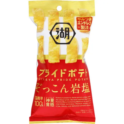 [4514410176546] 【湖池屋】一口脆薯片（岩鹽味）30g