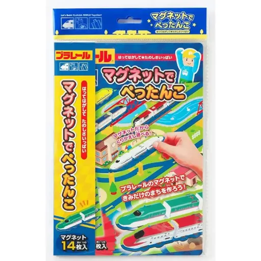 [4973107339747] 【TOMICA】趣味鐵路兒童磁鐵書