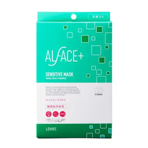 [4589750491321] ALFACE＋ 敏感肌面膜 （4枚入）