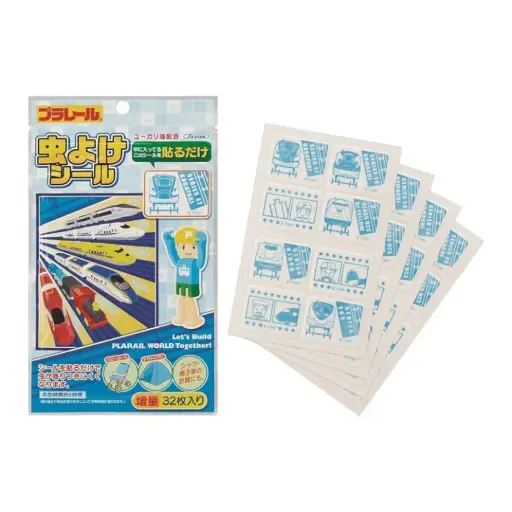 [4973307302138] Skater Insect Repellent Seal Plarail 32P Made in Japan MYP4