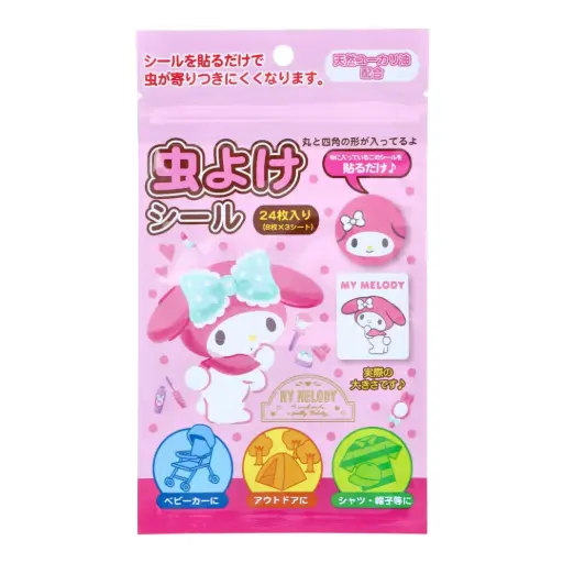 [4525636342554] 【My Melody】驅蟲貼紙（24枚入）