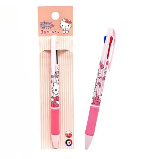 [4964694413675] 【Hello Kitty】３色原子筆 0.7mm