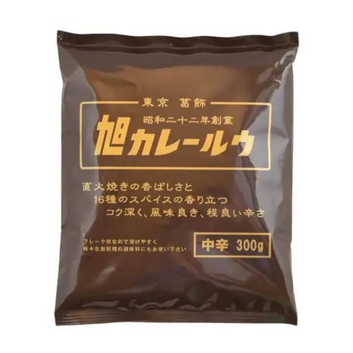 [4580188710022] 旭咖哩粉 中辛 300g