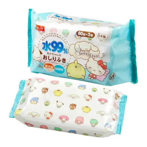 [4560319051095] 99.9%純水濕紙巾（80張）x 3包